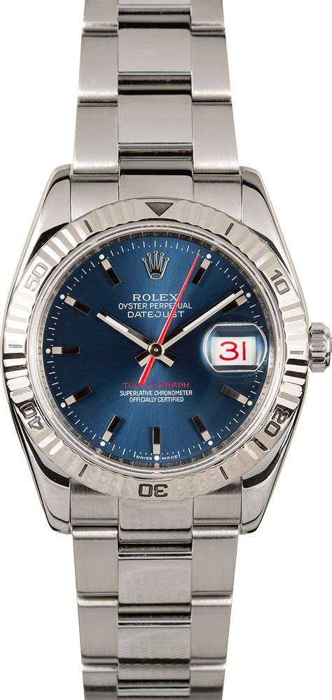 rolex datejust thunderbird blue|rolex datejust 116264 price.